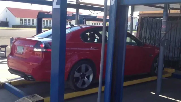 2009 PONTIAC G8 - DUAL EXHAUST FLOWMASTER SUPER 44s