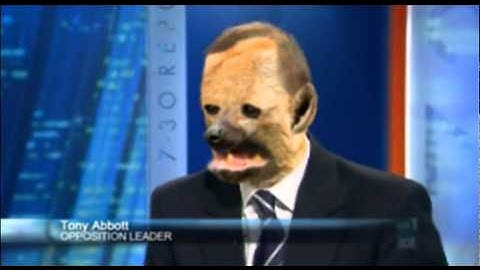 Tony Abbott calls himself a dick head - deleted scene 7:30 report interview