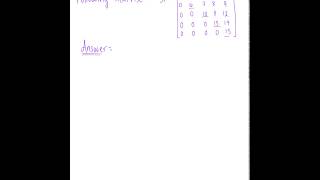 Triangular Matrix (Example)