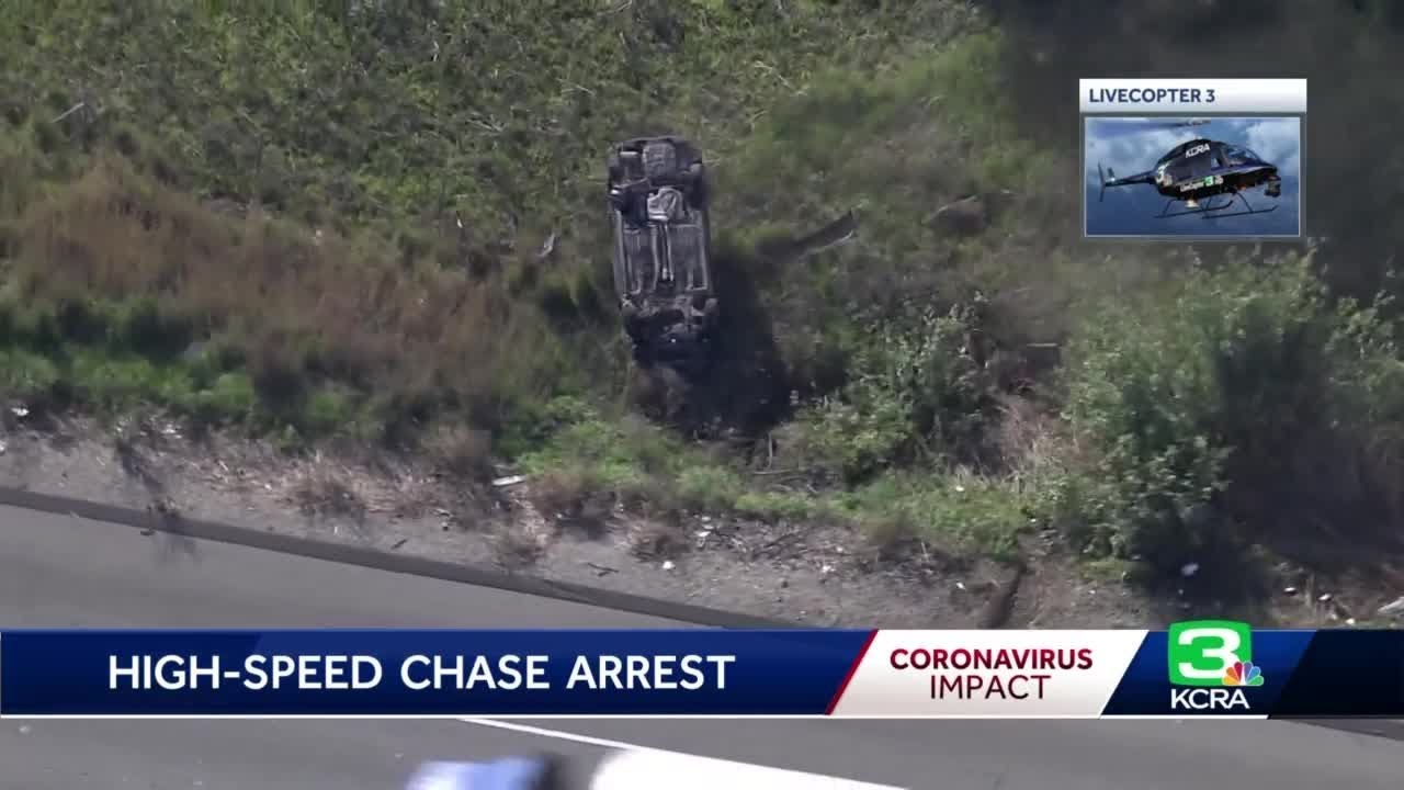 Man arrested after leading CHP on a high-speed chase out of Sacramento ...