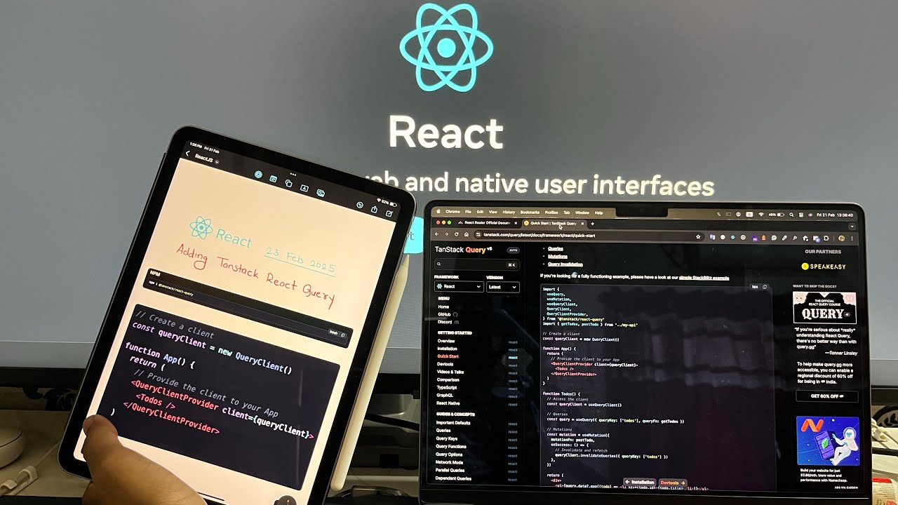 #124 Adding Tanstack React Query to our ReactJS Pokédex app - YouTube