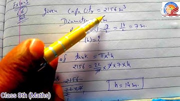 Class 8th (Maths),  Chapter-10(Mensuration),Ex10.3 Q4 ,Q.5 , Q.6 ,Q.7 , Q.15, Q.16 , Q.17