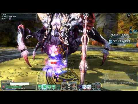 【PSO2】スイパラ乱入反省会的グアル・ジグモルデ討伐【ソロ】