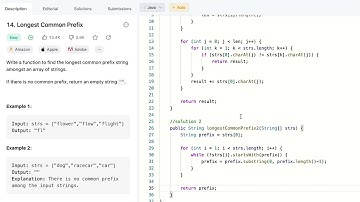 LeetCode 14. Longest Common Prefix 中文解题思路 Java #string