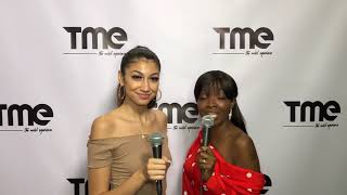 Lady R.O.C. of R.O.C. TV Interviewing Alexis Hubbard at “The Model Experience”