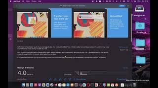 WeTransfer menu bar transfers Mac App Store Basic Overview screenshot 4