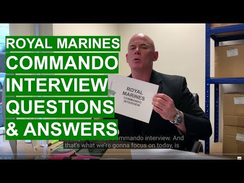 Royal Marines Interview Questions And Answers