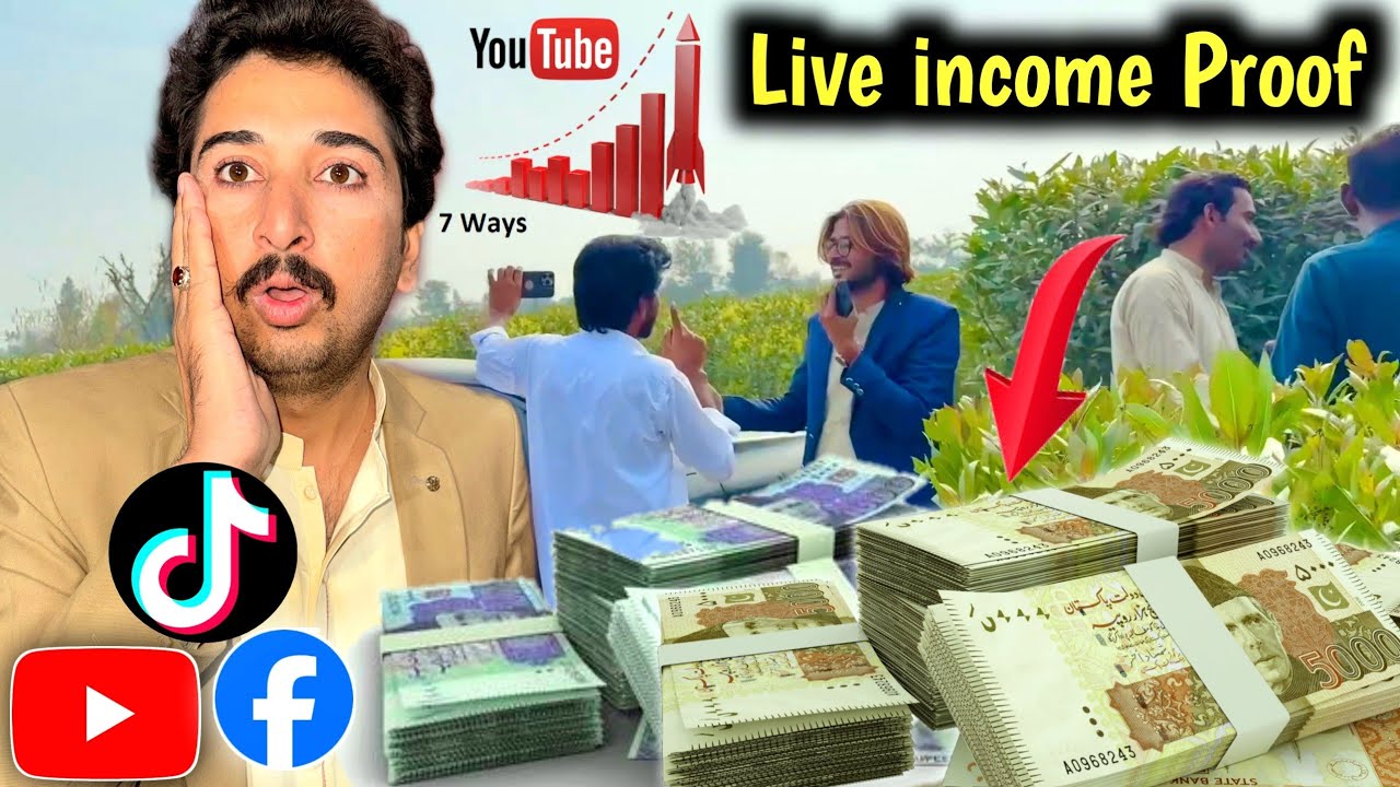 Main Nay Aj Apni social Media Ki Income Live Dekha Dii😲😲 💸 💵