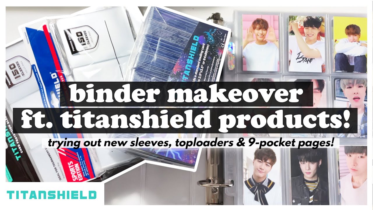 victon photocard binder makeover ★ ft. titanshield products ~ an honest review!