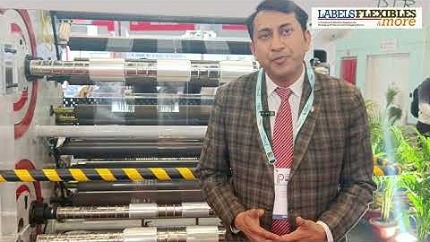 Naph Graphics showcases dual turret slitter rewinder machine - the Slitline 60 DTR at Plast Focus