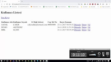Ders 10 - Asp.Net MVC Kurumsal Mimari İle Kullanıcı İşlemleri Devam (2)