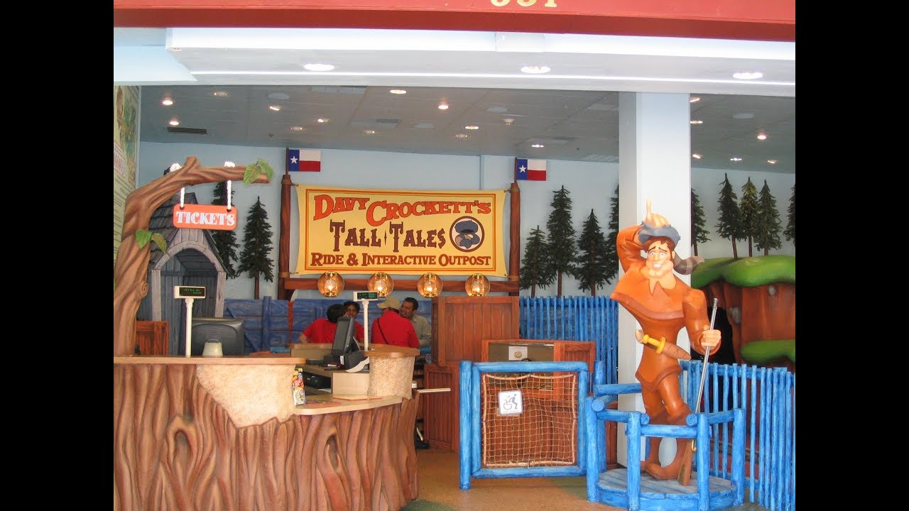 Defunct Davey Crockett dark ride POV Ripley's San Antonio