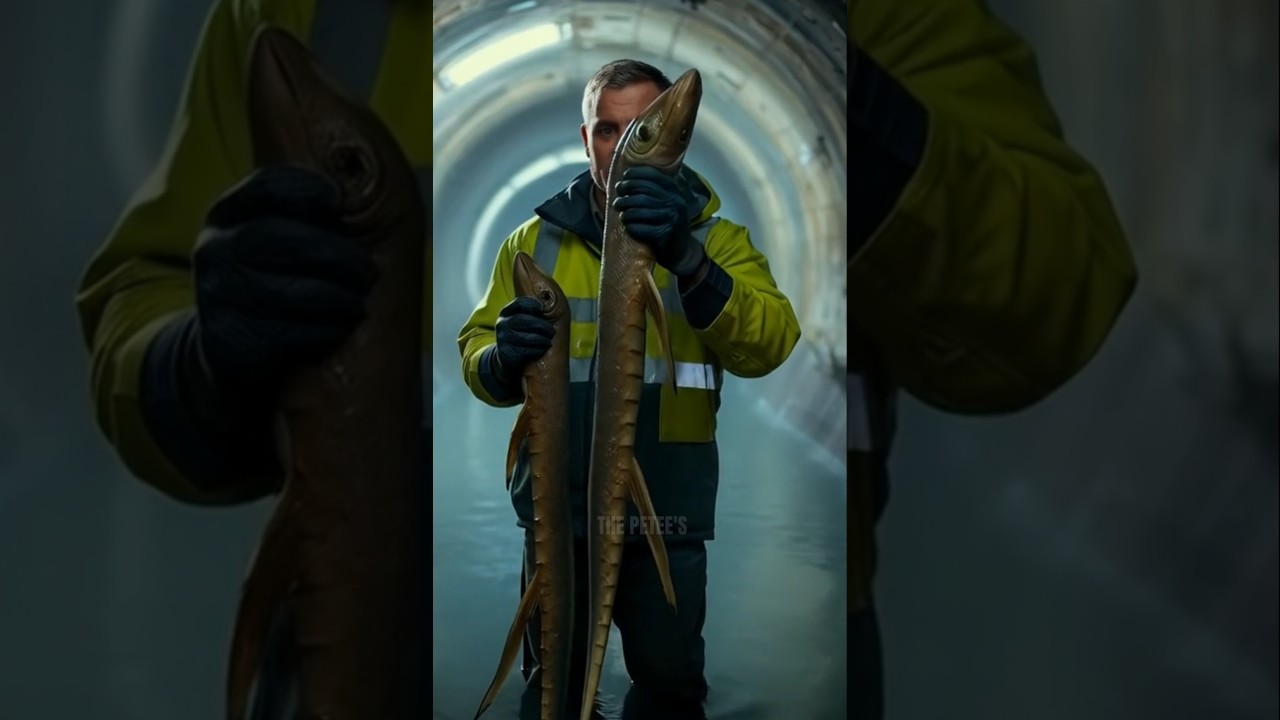"Unbelievable Discovery: Mysterious Creature Found in Underwater Tunnel