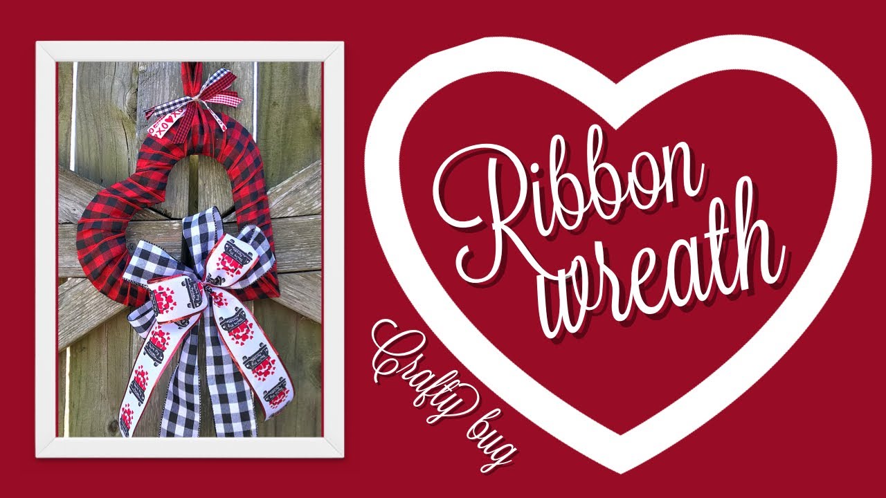 Valentines Day Ribbon Wreaths 