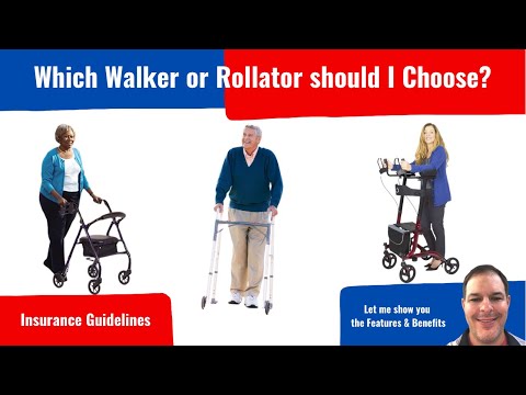 Videó: Walker vagy Rollator kiválasztása: 13 lépés (képekkel)