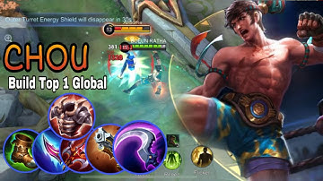 Chou New Offlane Build Insane Damage (PLEASE TRY) - Build Top 1 Global Chou ~ MLBB
