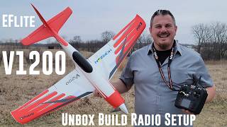 E-flite - V1200 V2 - 1.2m - Unbox, Build, & Radio Setup