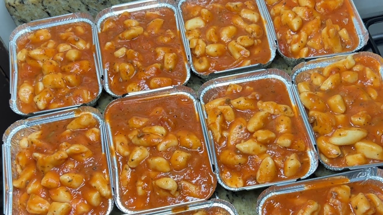 Falso Nhoque Com queijo à Bolonhesa- Faça e venda