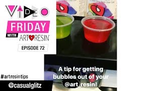 How To Get Of Bubbles In Epoxy Resin