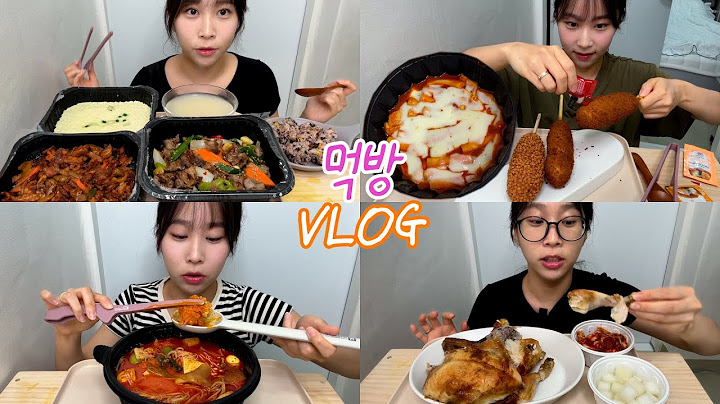[먹방브이로그] 이번 주도 마라수혈 완료 (‾◡◝) (마라탕, 명랑핫도그 떡볶이, 오돌뼈 닭똥집, 장작구이통닭, 어글리베이커리 호지차 얼그레이 크림빵)