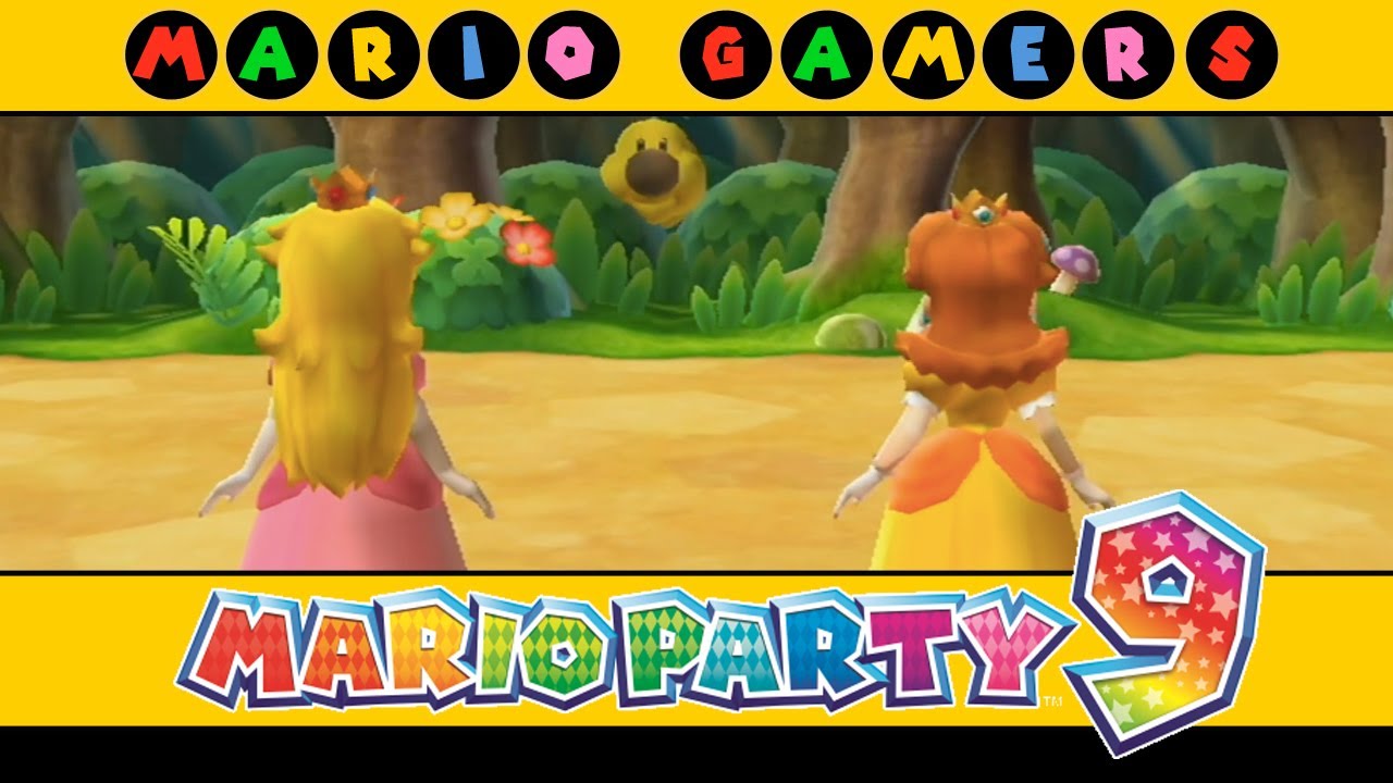 Mario Party 9 - Toad Road (Peach vs Daisy) - Party Mode