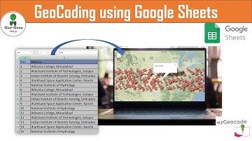 Geocoding | Generate latitude and longitude from addresses using google sheets  & ezGeocode