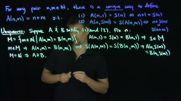 Definition of the Addition Operation on the Natural Numbers