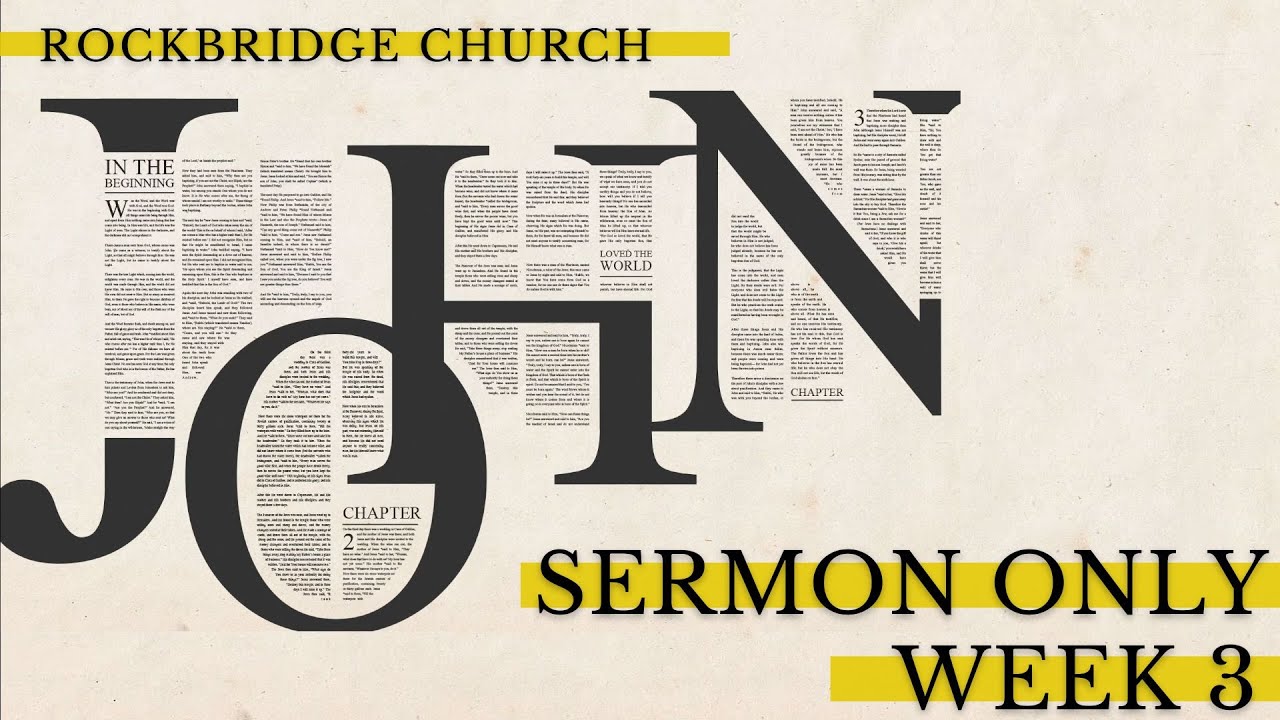 The Gospel of JOHN Week 1 Sermon Only 1-15-23 - YouTube