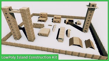 LowPoly Island Kit Construction - Unity - Trailer 3