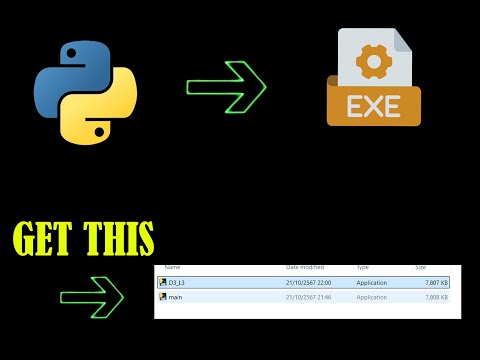 Convert python file to exe. in 1 minutes [ No clickbait]