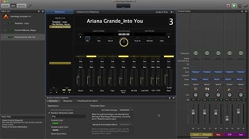 MainStage 3 backing tracks template For playback with click and cue track