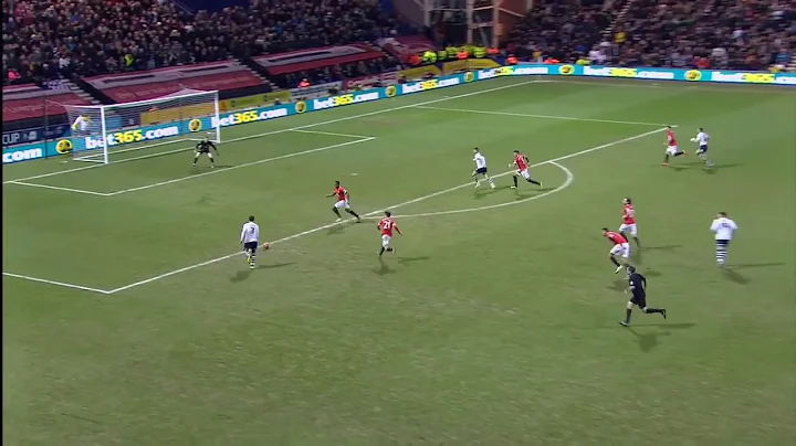 Scott Laird puts PNE ahead against Manchester Unit...