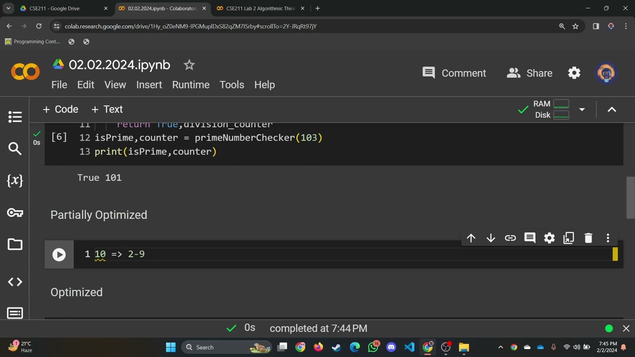 Algorithms Lab 2 - Algorithmic Thinking - Mahir Al Kalam