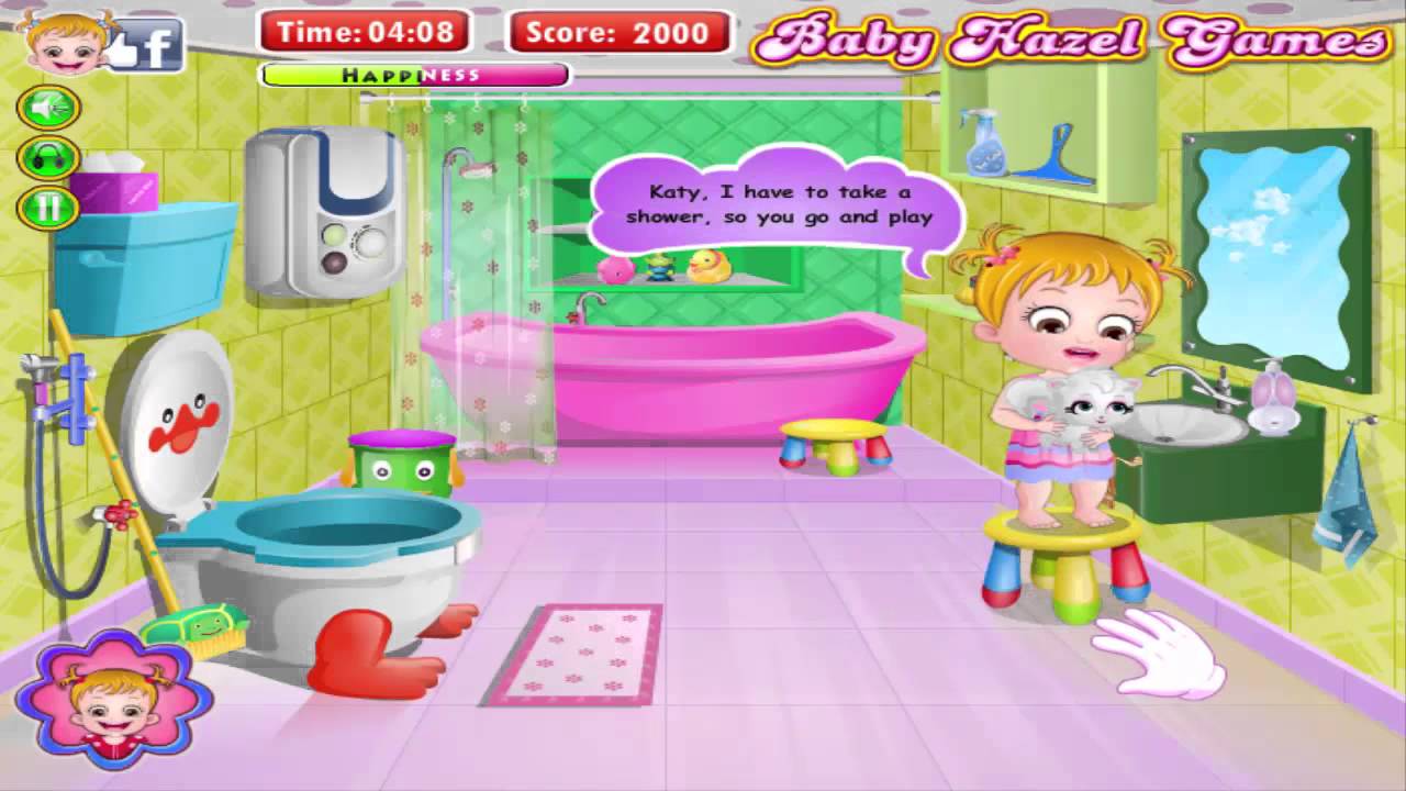 Baby Hazel Games Bathroom Hygiene Game Hazel Baby Episode [ Dora