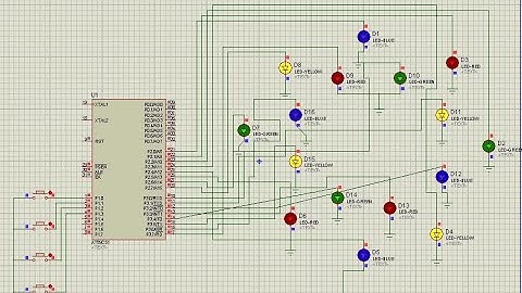 Embedded C programming - LED blinking Pattern Generation with switches