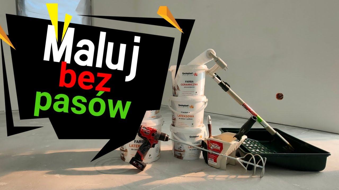 Malowanie bez pasów, smug itp. Maluj jak PRO, lub jak chcesz 😀
