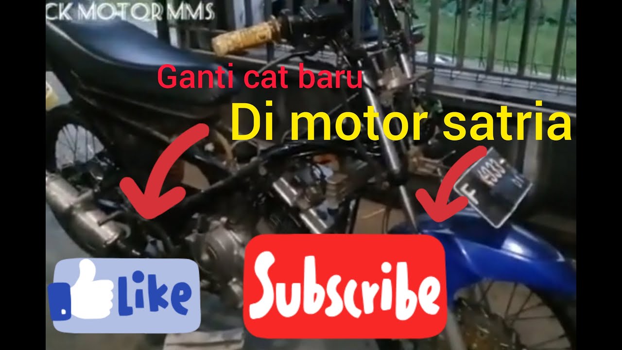  Ganti  cat baru motor  satria  fu  YouTube