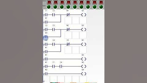 PLC Pneumatic Ladder Simulator App Arduino for Android - A+ B+ A- B- Cylinder Sequence #2
