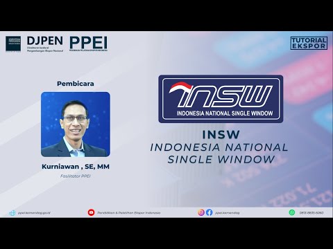 Tutorial Ekspor PPEI -  Indonesia National Single Window (INSW)