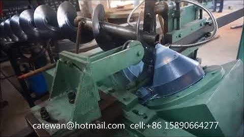 spiral helix blade machine