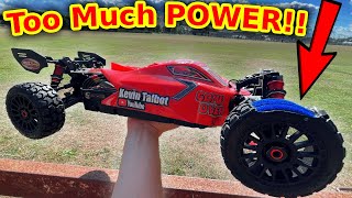 100mph on grass rc car challenge