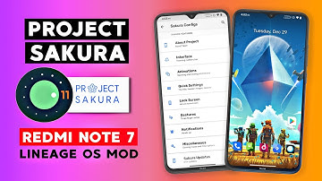 Redmi Note 7 - Project Sakura 4.R - Android 11 | Better Then Lineage OS?