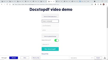 Docxtopdf Bubble plugin tutorial part 3