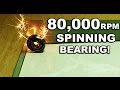 High Speed Bearing Spinning (80,000+ Rpm) !