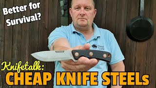 Knifetalk: Cheap Knife Steel - better for Survival Talking about sharpening with simple Tools