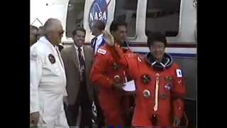 STS-65 Shuttle Columbia Crew Walkout for Launch Personal 1994