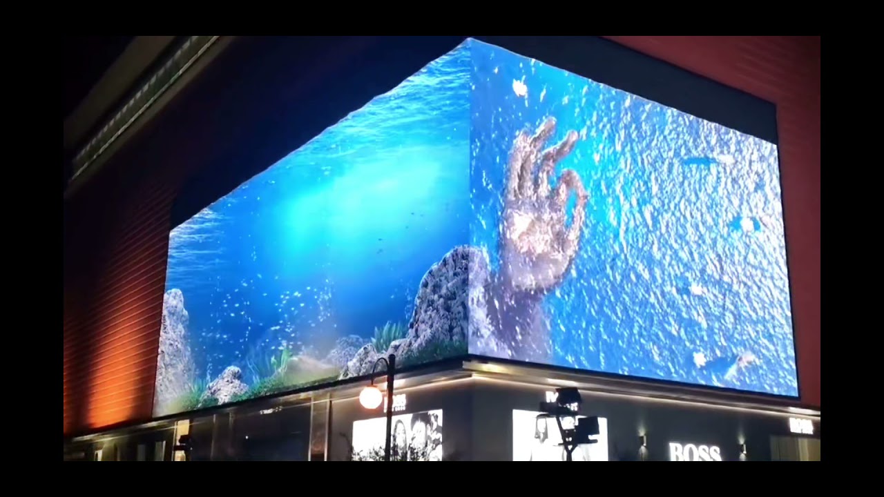 fast Plante de 3D Immersive Outdoor LED Display / 3D LED Screen For Advertising - YouTube