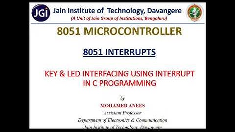 M05 Lec08_Key & LED Interfacing Using Interrupt in C