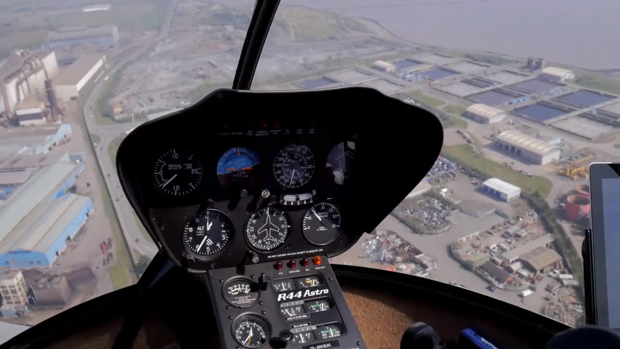 Helicopter Flight Over Cardiff South Wales