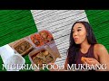 Mukbang |First time trying Nigerian food + Tinder swindler review |South African Youtuber